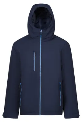 Image de Regatta - Veste « Navigate » imperméable pour homme FK3254 (XL) (bleu marine/bleu gris)