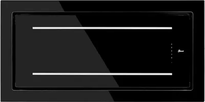 Produktbild von GURARI Deckenhaube GCH C 341 BL 90 Prime, Dunstabzugshaube 90cm/ Schwarz Glas/ Saugstark 1000m³/h/LED