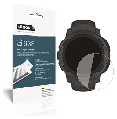 Obrázok produktu pre 2x ochranná fólia pre Garmin Instinct 2 (40 mm) - Anti-Shock 9H Film dipos Glass Plastic Glass