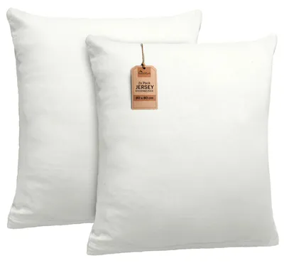 Immagine prodotto di set di 2 federe Federe 100% cotone 80x80 cm Bianco naturale