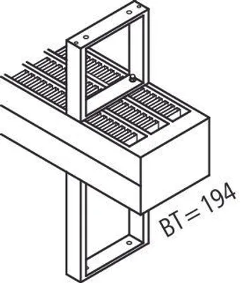 Zdjęcie produktu dla Wspornik ramy do konwektora Kermi 192/320 KN43;KS33 ZB00350011