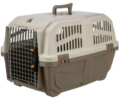 Produktbild von TRIXIE Transportbox Skudo - taupe/sand - 40 × 39 × 60 cm