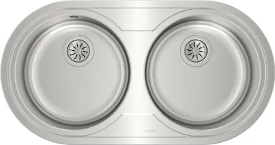 Produktbild von Spüle mit zwei Becken Teka 9025 DUETTA 2C Edelstahl