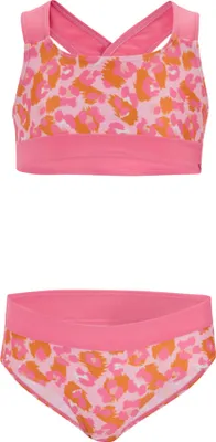 Produktbild von Regatta - "Dakaria III" Bikini-Set für Mädchen RG12554 (164) (Orangenschale/Pink Lemonade)