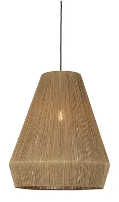 Produktbild von GOOD&MOJO - Hängeleuchte Iguazu - Jute - Ø50cm Hängelampe - Esstischlampe - Wohnzimmerlampe - Schlafzimmerlampe - Wohnzimmer