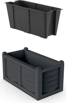 Image de Bama Kit Arredo Plantenbak 80x42.5x42 cm Antraciet