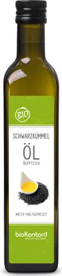 Produktbild von Schwarzkümmelöl ägyptisch 500ml I gefiltert - 100% rein I nativ und kaltgepresst von bioKontor