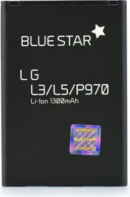 Produktbild von AKKU passend für LG L3/L5/P970 OPTIMUS BLACK/P690 OPTIMUS NET 1300m/Ah Li-Ion BLUE STAR