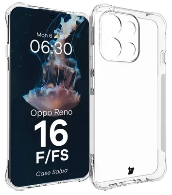 Produktbild von Flexible Handyhülle für Oppo Reno16 F / Reno16 FS 5G, Bizon Case Salpa, Transparent