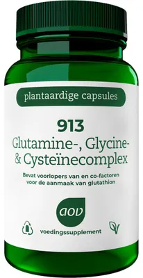 Productafbeelding van AOV 913 Glutamine- glycine & cysteinecomplex (30 vega capsules)