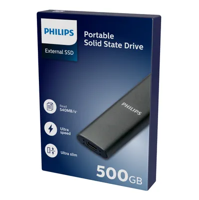 Produktbild von Philips Externe SSD          1TB Ultra Speed Grey