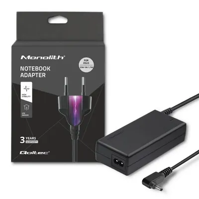 Produktbild von Qoltec 51507.33W, Laptop, Drinnen, 100-240 V, 50/60 Hz, 33 W, 19 V