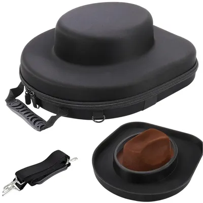 Produktbild von Hutaufbewahrungsbox, wasserdichte Hutbox, geeignet für Baseballkappen, Cowboyhüte, Sonnenhüte, Fischerhüte usw.