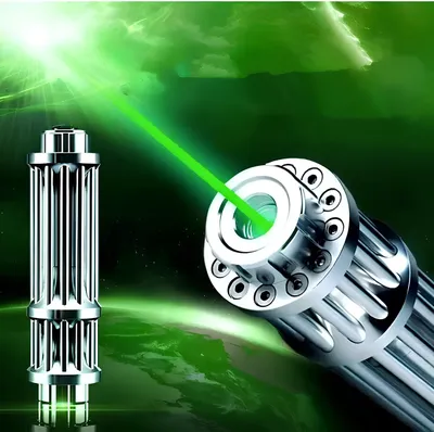Obrázek produktu pro Silný zelený laserový ukazatel dosah 2 km laser pro astronomické prezentace nebo technické aplikace