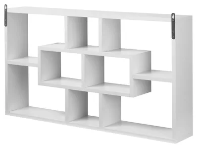 Produktbild von HOMCOM Wandregal Hängeregal Holzregal Schweberegal Bücherregal Wandboard
