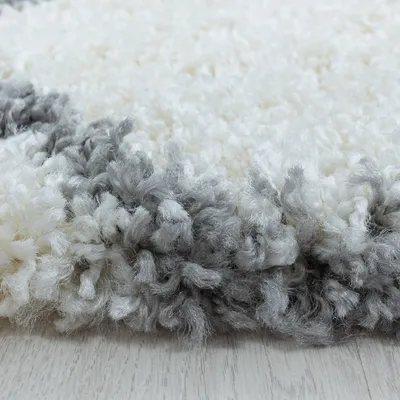 Produktbild von Villa Möbel Salaro Wohnzimmer-Teppich, Hochflor-Teppich, Skandinavisches Design, Farbe:Creme, Grösse:80x250 cm