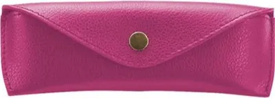 Produktbild von Brillen-Etui Leder 'S' klein rosa