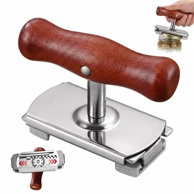 Handflaschenöffner aus Edelstahl, verstellbar, für Senioren