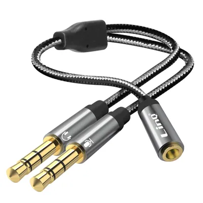 Obrázek produktu pro Audio adaptér 3,5mm jack samice na 2x 3,5mm jack samec LinQ