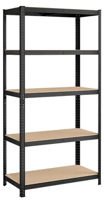 Obrázek produktu pro Regál do garáže – ocelový regál s nastavitelnými policemi – 200 x 100 x 50 cm