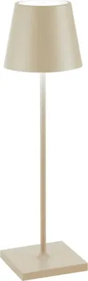 Immagine prodotto di Lampada da tavolo Zafferano POLDINA PRO MATT SAND beige Ø11x38cm