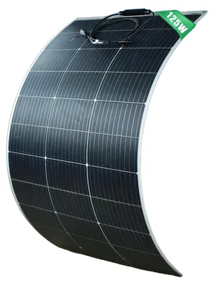 Obrázok produktu pre Flexibilný solárny panel, ľahká konštrukcia, vysoká účinnosť, 1 kus, 125 W