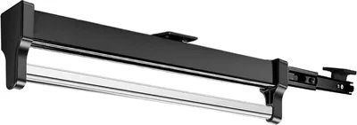 Produktbild von Ausziehbare Kleiderstange zum Herausziehen der Kleiderbügel Verstellbarer Kleiderschrank Teleskopstange Kleiderstange (347mm, Schwarz)