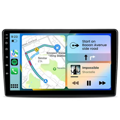 Produktbild von Hexinex 9 Zoll Autoradio für Citroen C2 C3 (2001-2010) Android 15, 2GB+64GB, 4-Kern, WiFi, GPS