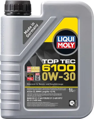 Produktbild von Liqui Moly Top Tec 6100 Sae 0w-30 Motoröl 1l Durchsichtig Durchsichtig One Size