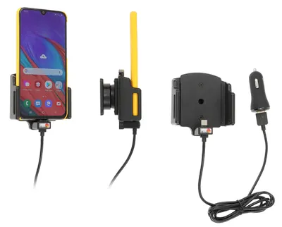 Produktbild von Brodit Gerätehalter 721202 mit Ladefunktion - für Smartphones - universell einsetzbar