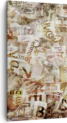 Produktbild von Bild auf Leinwand - Leinwandbild - Graffiti modern - 45x80cm - Wand Bild - Wanddeko - Wandbilder - Leinwanddruck - Bilder - Kunstdruck - Wanddekoration - Leinwand bilder - Wandkunst - PA45x80-3549
