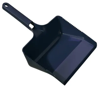 Produktbild von Metdec Kehrschaufel,Ohne Lippe Eckig, Blau, 350X222X110