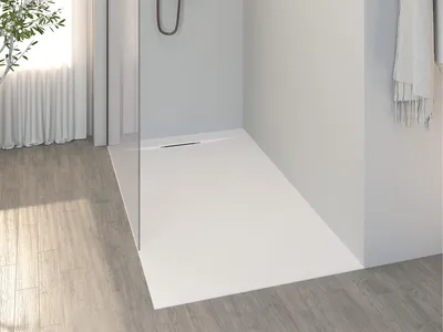 Produktbild von SANYCCES SIENA Rechteckige Duschwanne SanyDur Gel Coat 100 x70 cm, weiß