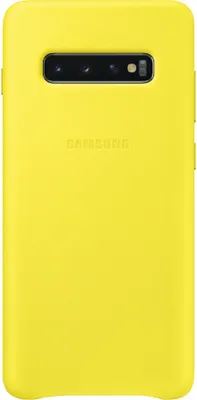 Produktbild von Samsung EF-VG975, Cover, Samsung, Galaxy S10+, 16,3 cm (6.4"), Gelb