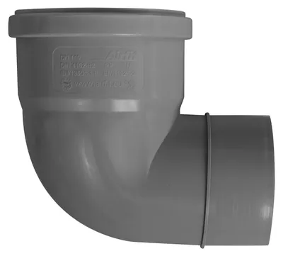 Image de airfit Winkel-Reduzieradap. Muffe DN110Spitzende 90,  87,5 Grad  aus PP
