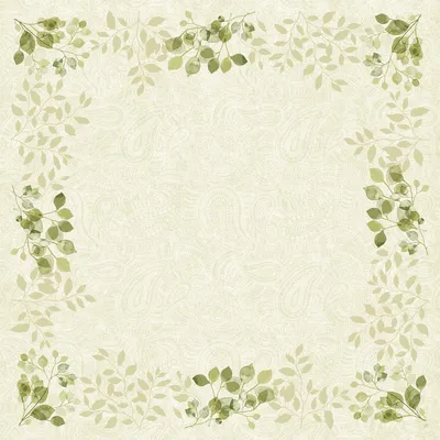 Produktbild von Bio Dunicel Mitteldecken Paisley leaves 84x84cm