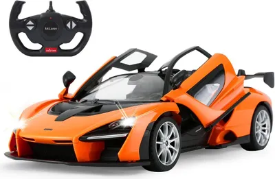 Produktbild von McLaren Senna 1:14 orange 2,4GHz Tür manuell