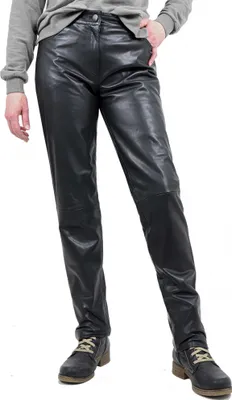 Produktbild von MADDOX - Damen Lederhose Lammnappa schwarz : 36