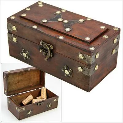 Produktbild von Schatzkiste Holz, Bristol, klein