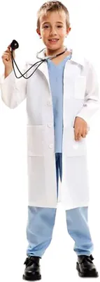 Image de Mom Doctor Sur Mesure Pour Enfants Blanc 10-12 Years Blanc 10-12 Years