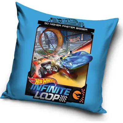 Produktbild von Kopfkissenbezug Hot Wheels Endlosschleife