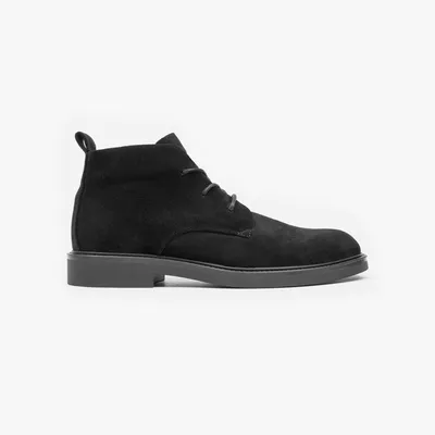 Produktbild von Hinson Beatenberg Chucka-Stiefel, Herren, Schwarz, Wildleder