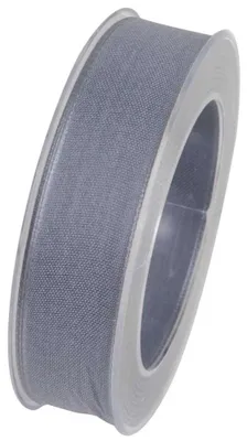 Produktbild von Webband, Schleifenband 25mm grau 20m Rolle (1m=0,45EUR) Goldina