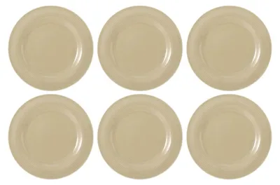 Productafbeelding van Serviesbord, rond, diameter ongeveer 27,5 cm - Seltmann Weiden, collectie Beat, kleur zandbeige