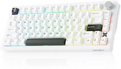 Zdjęcie produktu dla Solidchoice - Bezprzewodowa, mechaniczna klawiatura gamingowa z podświetleniem RGB