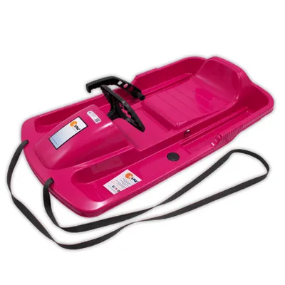 Produktbild von KHW | Snow Fox Lenkbob | robustes Design | ergonomischer Sitz | für ultimativen Winterspaß | Farbe: Pink | Germany