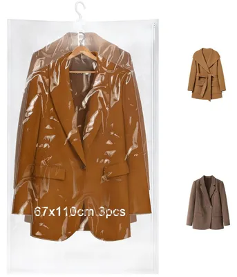 Zdjęcie produktu dla Wieszaki próżniowe do przechowywania ubrań, 6 sztuk, 110 x 67 cm