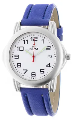 Produktbild von MPM-Quality Herrenuhr Silikonarmband Grau 41 x 38 mm
