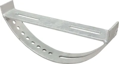 Produktbild von DAPRONA Halter für Laufrost, verzinkt Silber 25cm, Trittstufe, Dachtritte für Schornsteinfeger