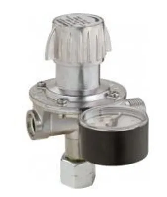 Produktbild von GOK 6 kg Eckregler 0,5-1,5 bar, Variante:mit Manometer